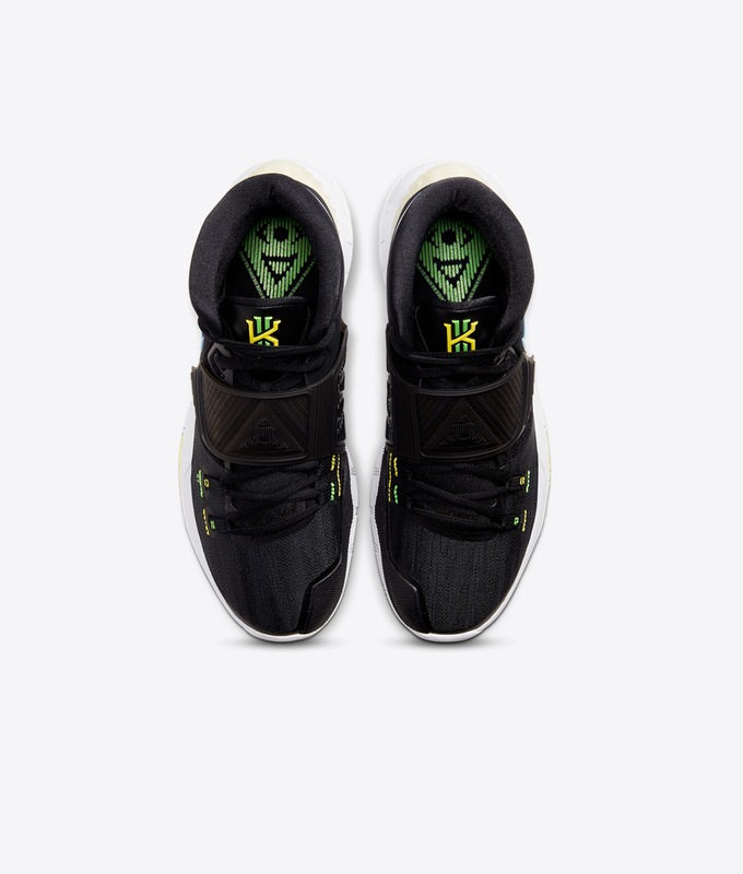 KYRIE 6 EP 'BLACK/WHITE-SOAR-DYNAMIC YELLOW'