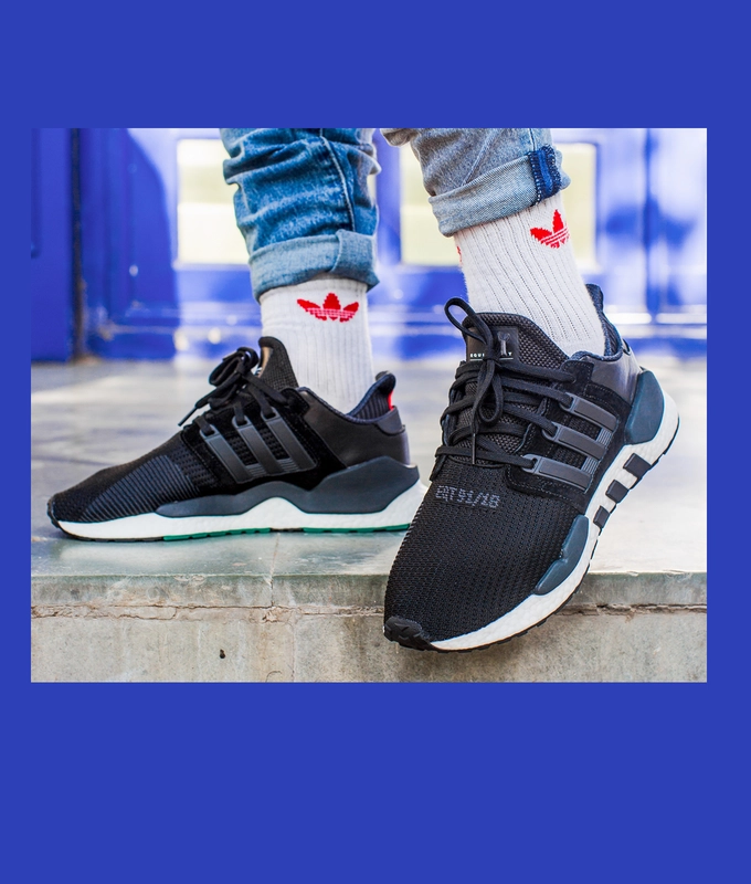 EQT SUPPORT 91/18 'CORE BLACK/WHITE'