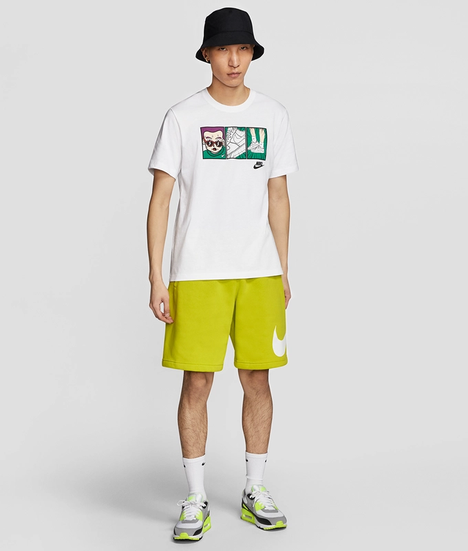 AS M NSW TEE FTWR1ILLUSTRATION 'WHITE/BLACK'