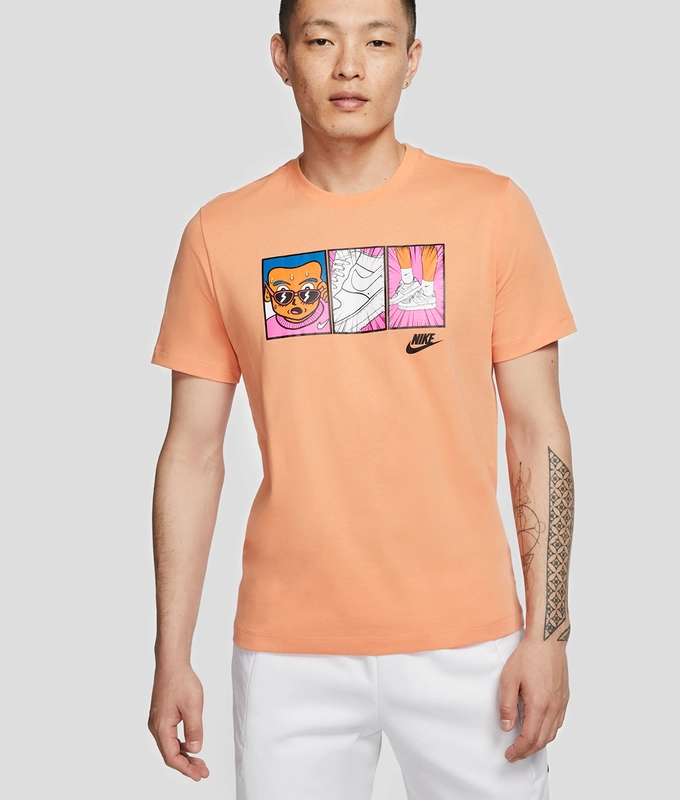 AS M NSW TEE FTWR1ILLUSTRATION 'ORANGE TRANCE/BLACK'