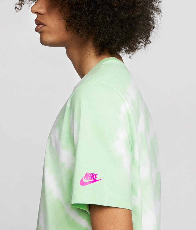 AS M NSW FESTIVAL TYE DYE TEE 'WHITE/PISTACHIO FROST/FIRE PINK'
