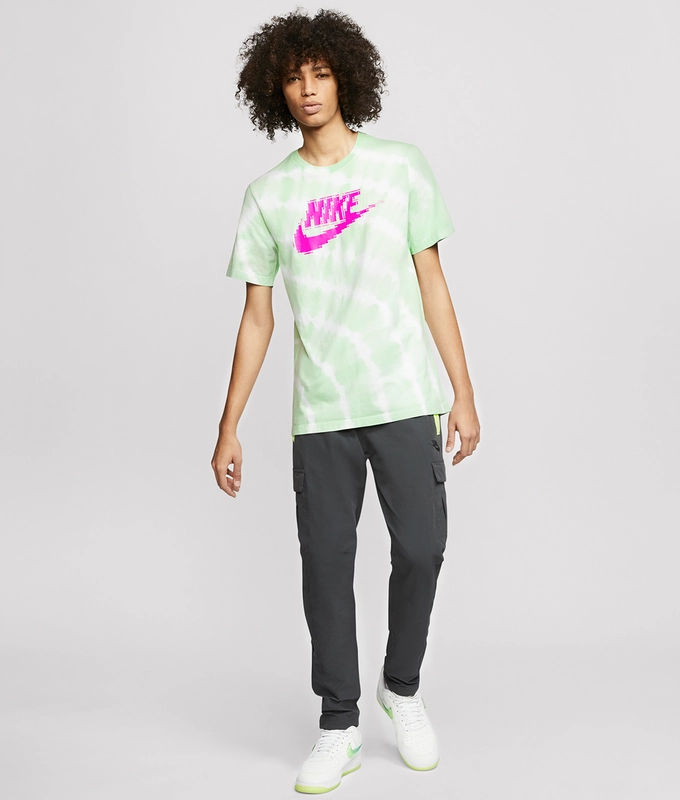 AS M NSW FESTIVAL TYE DYE TEE 'WHITE/PISTACHIO FROST/FIRE PINK'