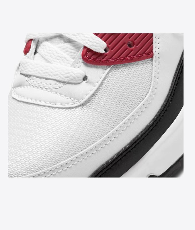 AIR MAX 90 'WHITE/WHITE-NEW MAROON-BLACK'