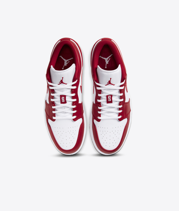 AIR JORDAN 1 LOW 'GYM RED/GYM RED-WHITE'