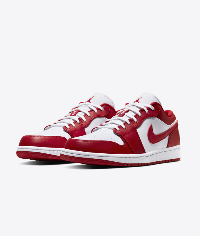 AIR JORDAN 1 LOW 'GYM RED/GYM RED-WHITE'