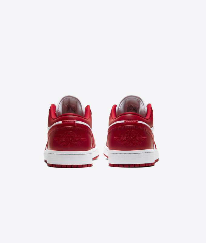 AIR JORDAN 1 LOW 'GYM RED/GYM RED-WHITE'