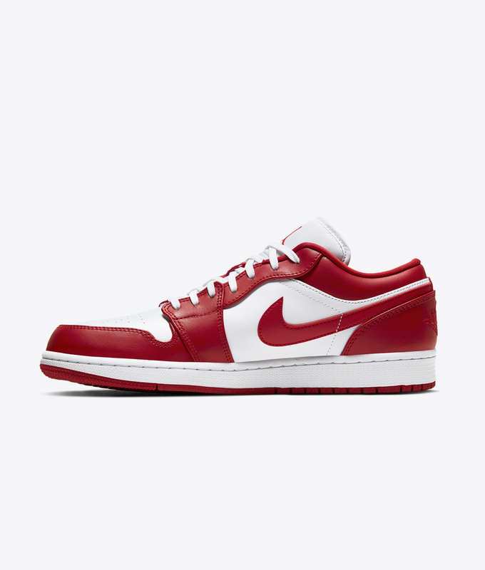 AIR JORDAN 1 LOW 'GYM RED/GYM RED-WHITE'