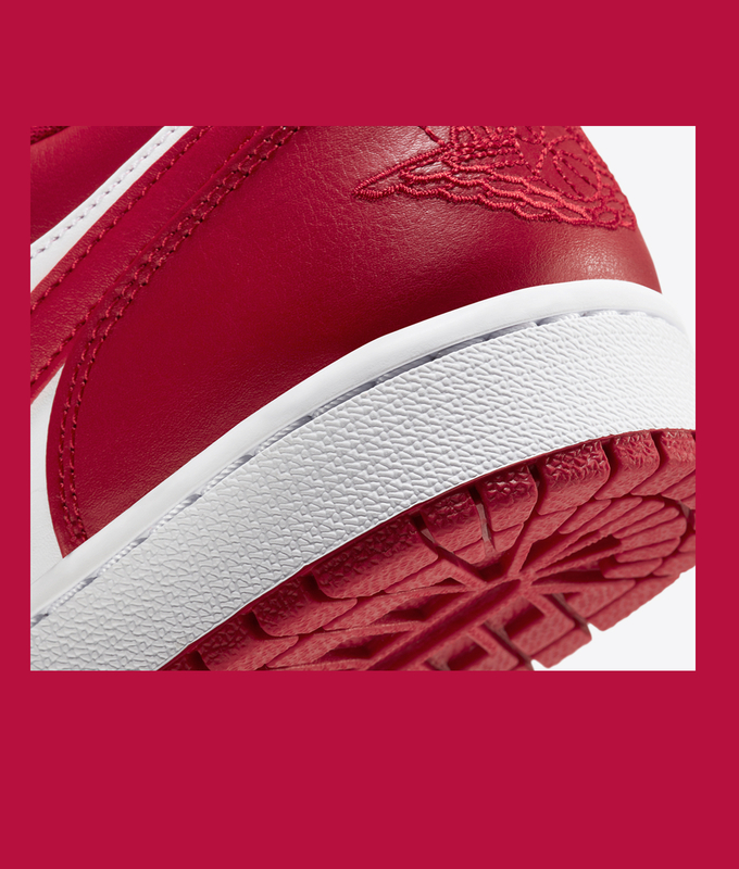 AIR JORDAN 1 LOW 'GYM RED/GYM RED-WHITE'