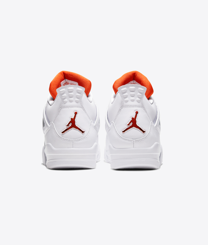 AIR JORDAN 4 RETRO SE 'WHITE/TEAM ORANGE-METALLIC SILVER'