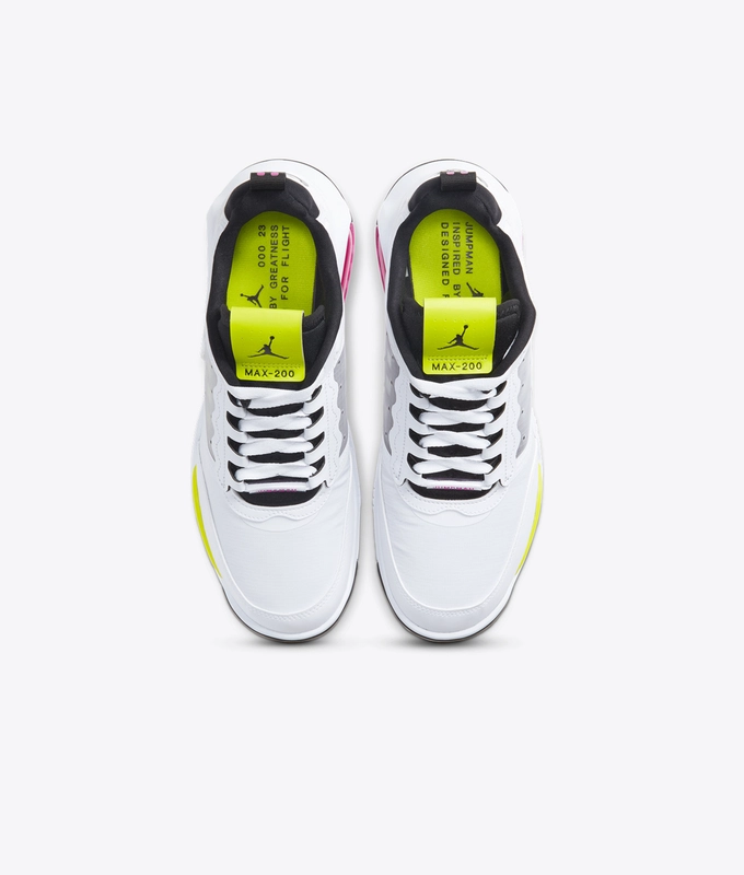JORDAN MAX 200 'WHITE/BLACK-ACTIVE FUCHSIA-CYBER'