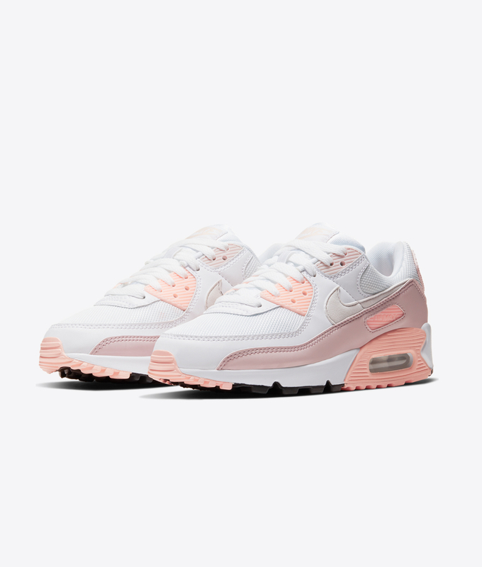 W AIR MAX 90 'WHITE/PLATINUM TINT-BARELY ROSE'
