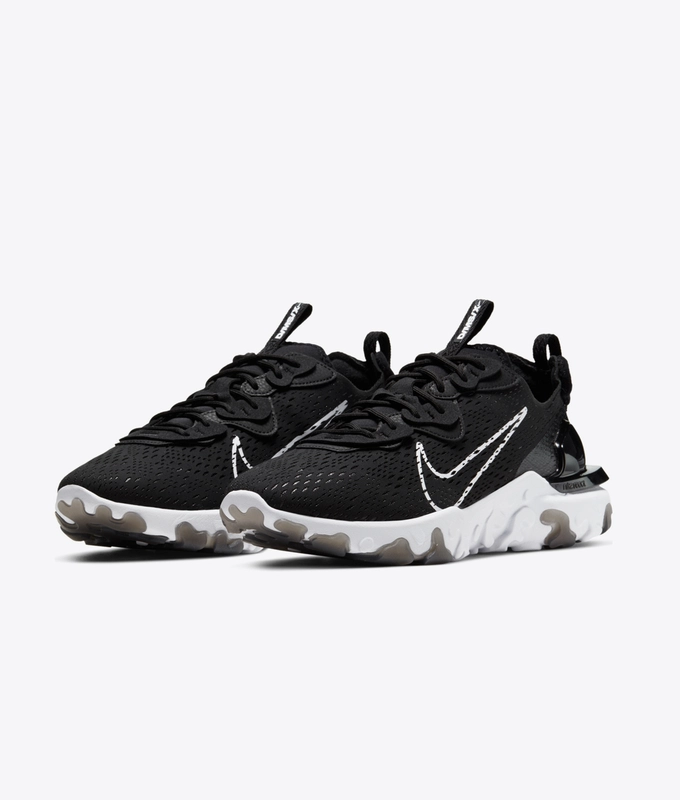 NIKE REACT VISION 'BLACK/WHITE-BLACK'