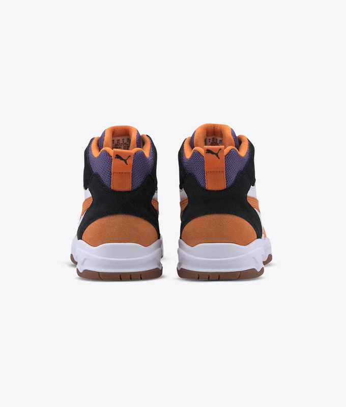 x THE HUNDREDS Performer Mid 'Puma Black-Persimmon Orange'