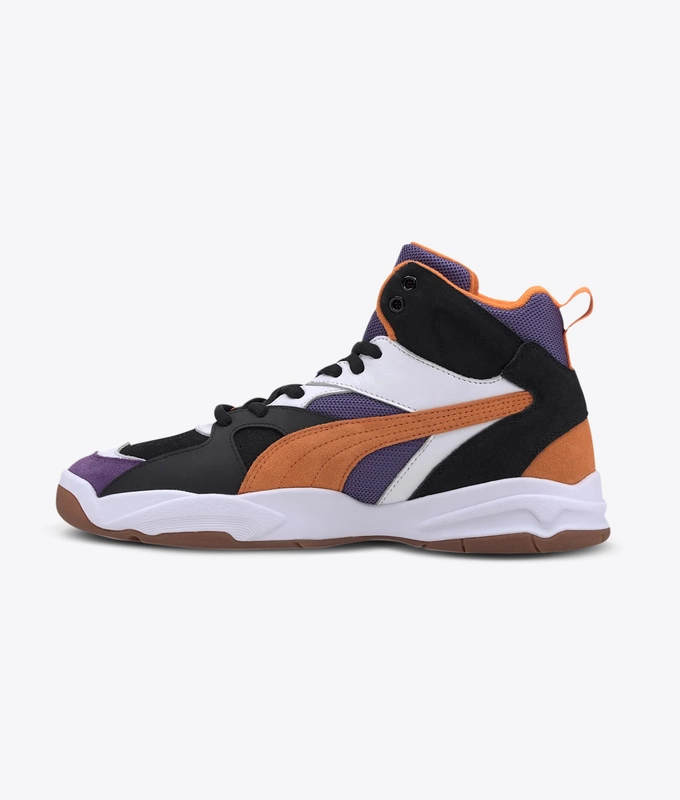 x THE HUNDREDS Performer Mid 'Puma Black-Persimmon Orange'