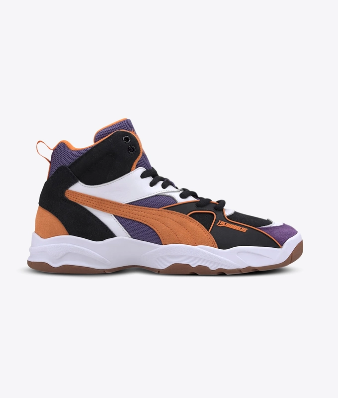 x THE HUNDREDS Performer Mid 'Puma Black-Persimmon Orange'