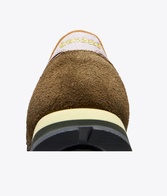 x Brain dead CL LEATHER MU 'MOSS / SOFT CAMEL / FILTERED YELLOW'