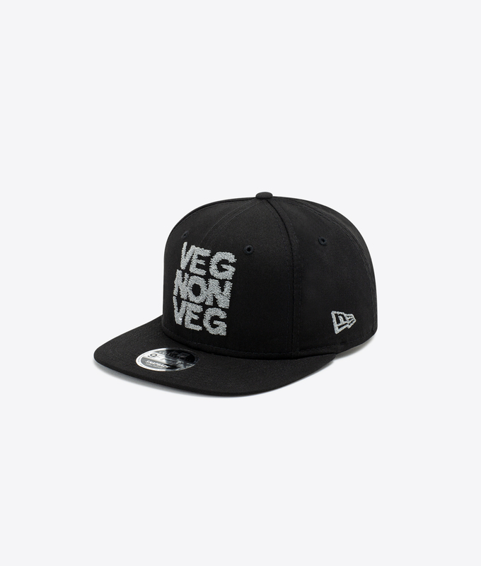 VEGNONVEG X NEW ERA 'GLITCH' 9FIFTY SNAPBACK HAT 'BLACK'