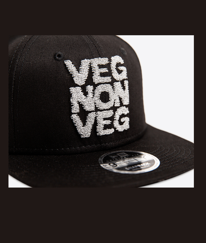 VEGNONVEG X NEW ERA 'GLITCH' 9FIFTY SNAPBACK HAT 'BLACK'