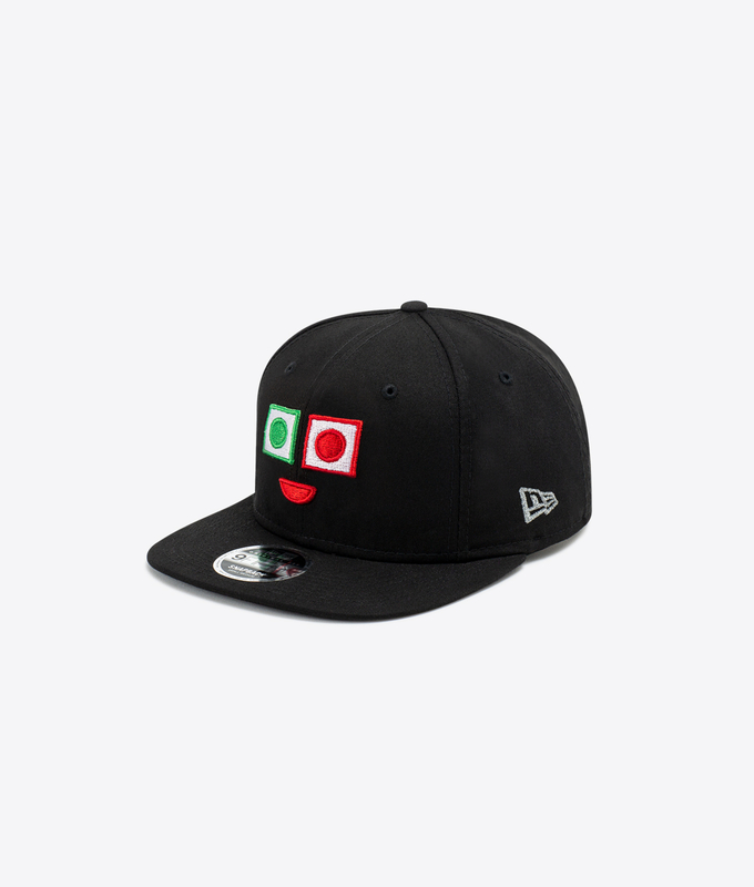 X NEW ERA 'I SEE FACES' 9FIFTY SNAPBACK HAT 'BLACK'