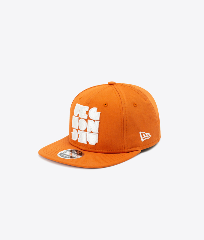 VEGNONVEG X NEW ERA 'BRUTALIST' 9FIFTY SNAPBACK HAT 'ORANGE'