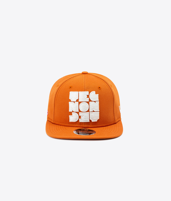 VEGNONVEG X NEW ERA 'BRUTALIST' 9FIFTY SNAPBACK HAT 'ORANGE'