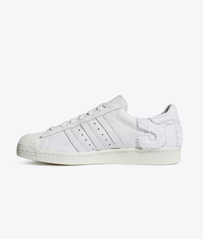 SUPERSTAR 80s 'CRYSTAL WHITE/OFF WHITE'