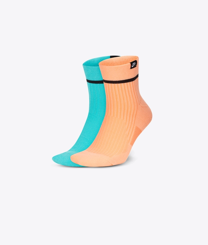 U SNKR SOCKS ANKLE 2PR - HI VIZ 'Multicolor'