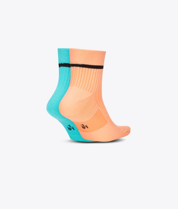 U SNKR SOCKS ANKLE 2PR - HI VIZ 'Multicolor'