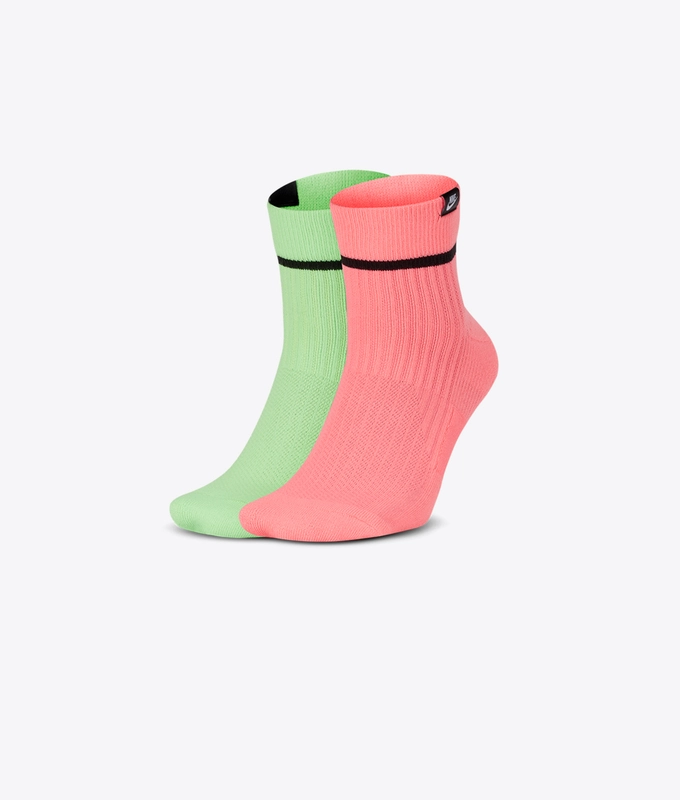 U SNKR SOCKS ANKLE 2PR - HI VIZ 'Multicolor'