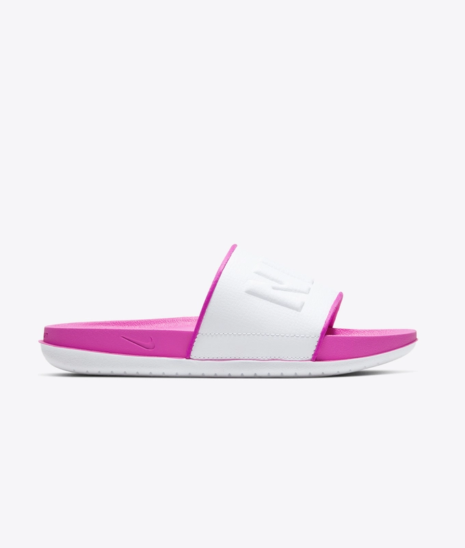 WMNS NIKE OFFCOURT SLIDE 'FIREPK/WHITE'