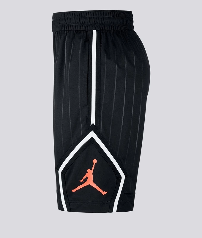 M J JM DIAMOND STRIPED SHORT 'BLACK/INFR23'