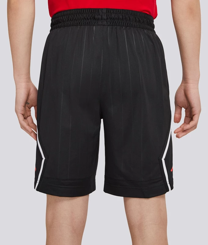 M J JM DIAMOND STRIPED SHORT 'BLACK/INFR23'