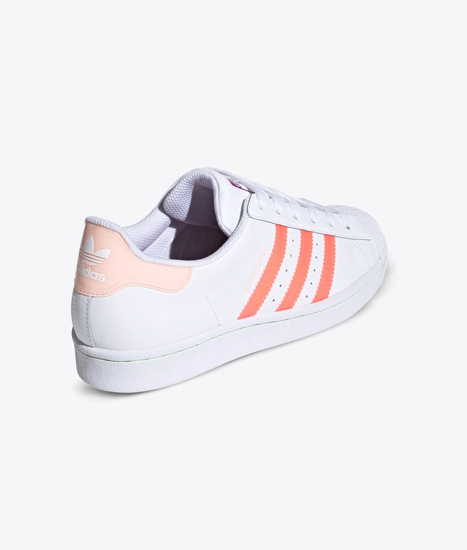 SUPERSTAR W 'CLOUD WHITE / SIGNAL PINK / SHOCK PURPLE'