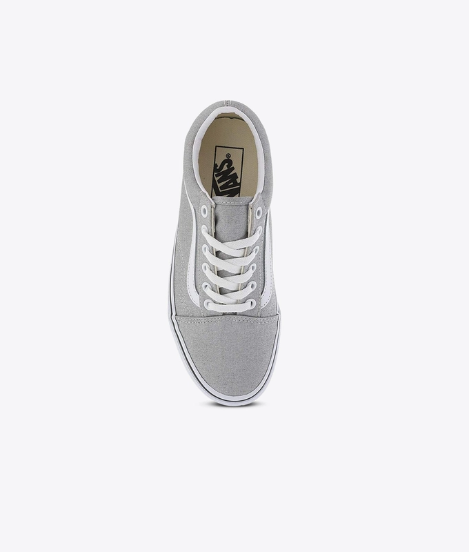 OLD SKOOL 'SILVER/TRUE WHT'