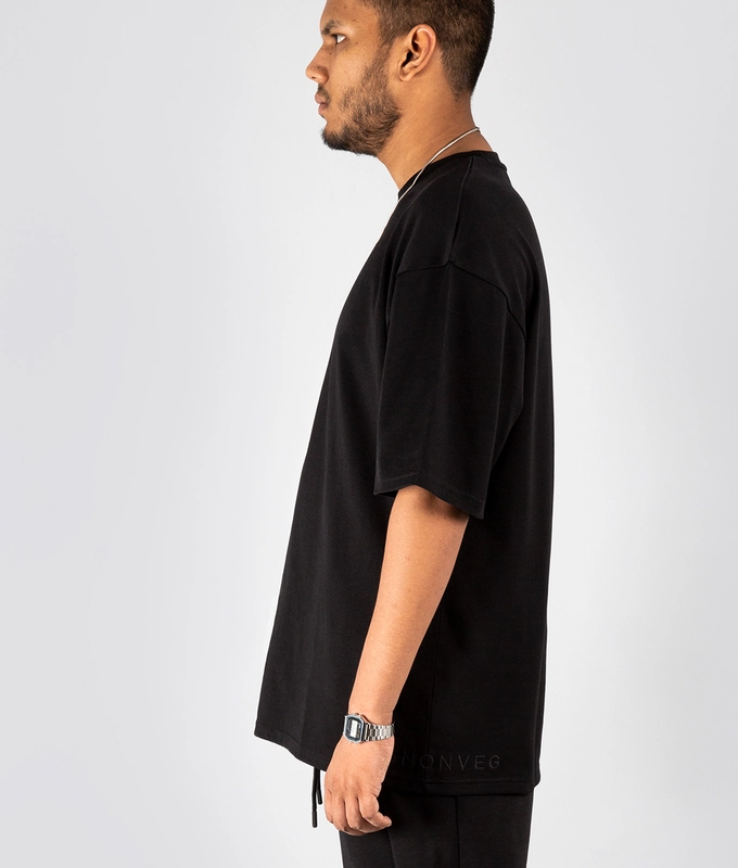 VegNonVeg Essential Tee 'BLACK'