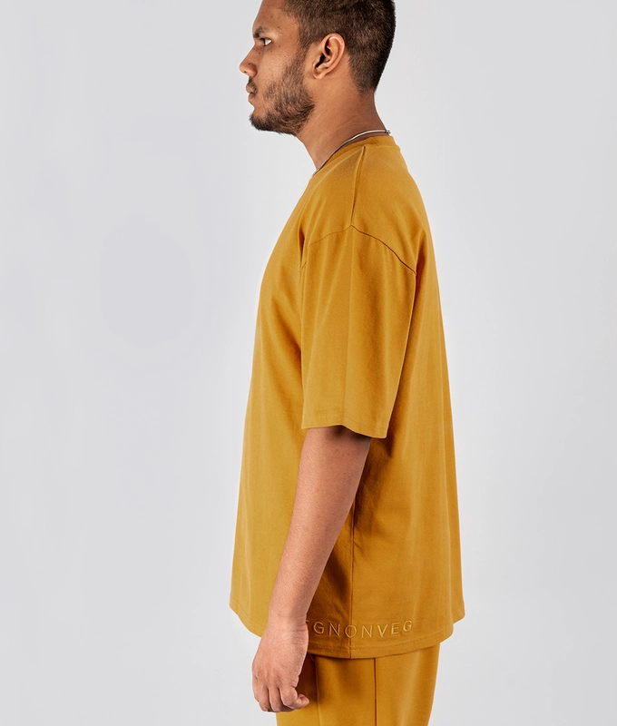 VegNonVeg Essential Tee 'MUSTARD'