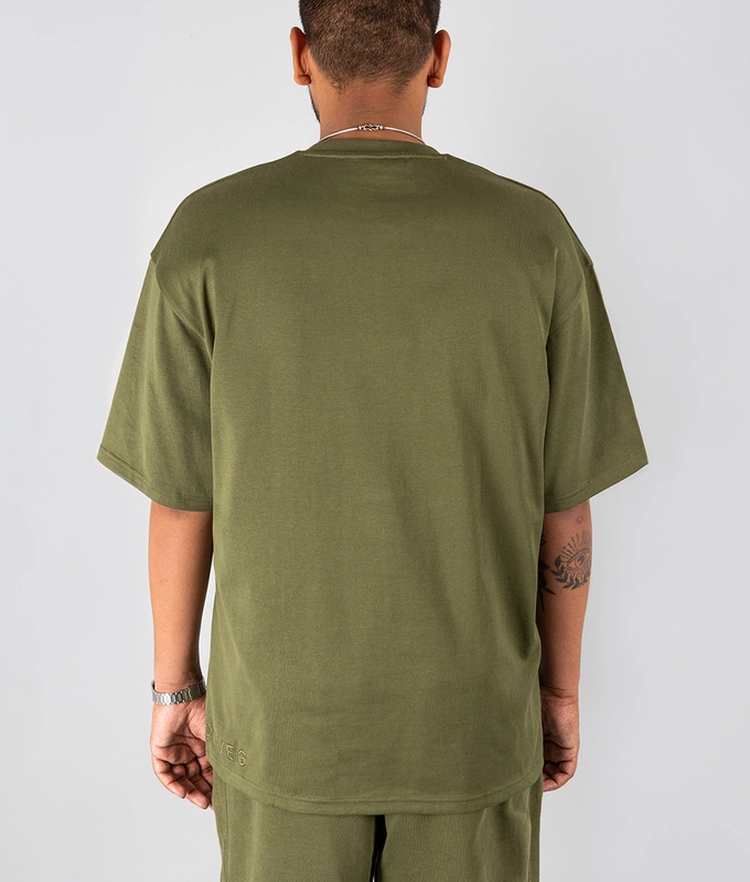 VegNonVeg Essential Tee  'OLIVE'
