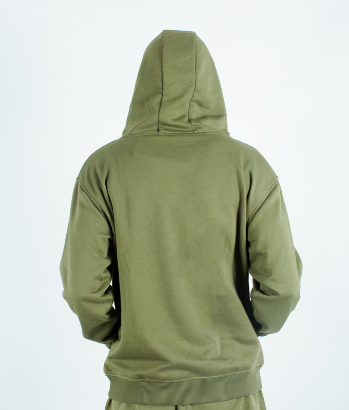 VegNonVeg Essential Snood Hoodie 'OLIVE'