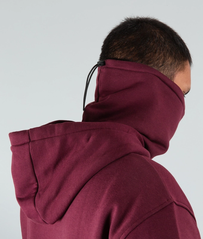 VegNonVeg Essential Snood Hoodie 'WINE'