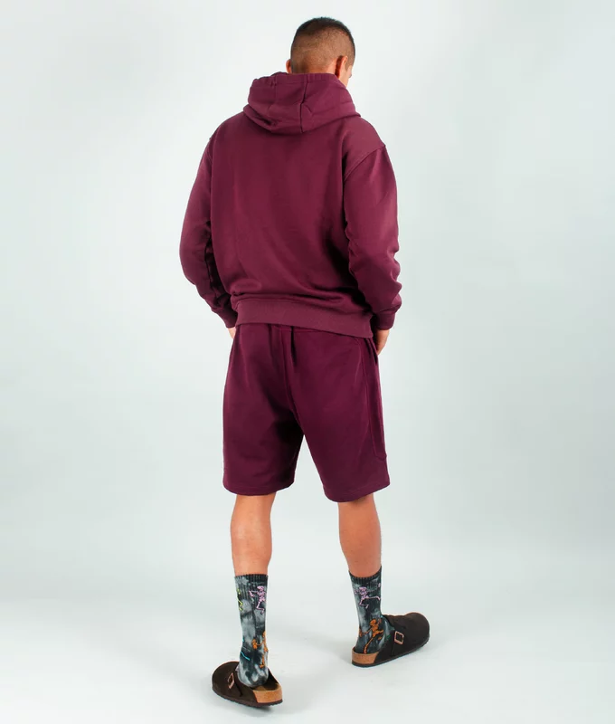 VegNonVeg Essential Snood Hoodie 'WINE'