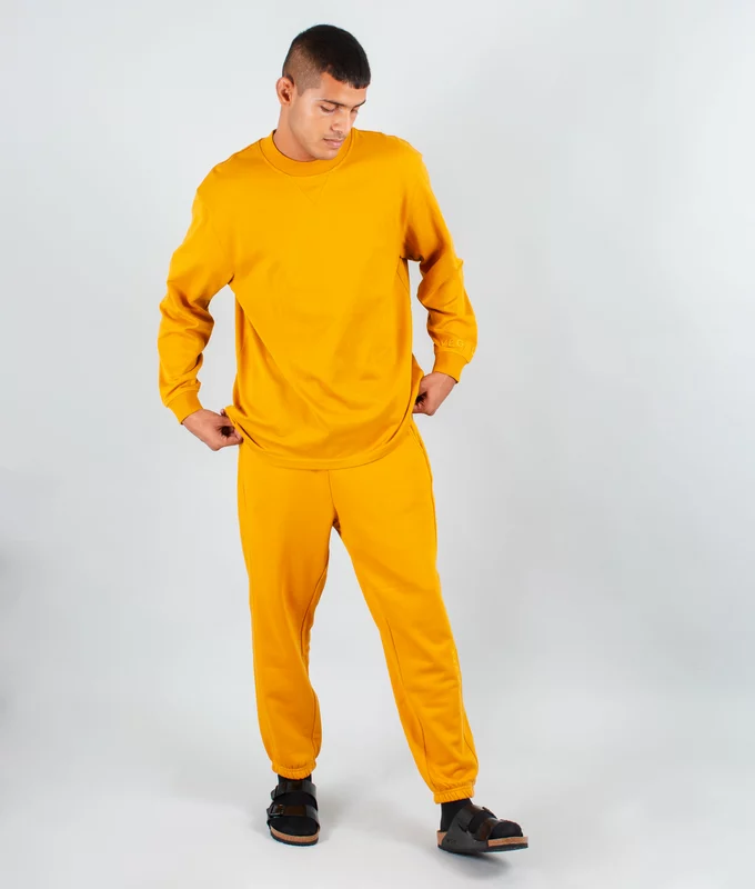 VegNonVeg Essential Joggers 'MUSTARD'