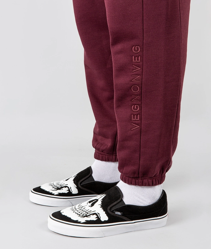 VegNonVeg Essential Joggers 'WINE'