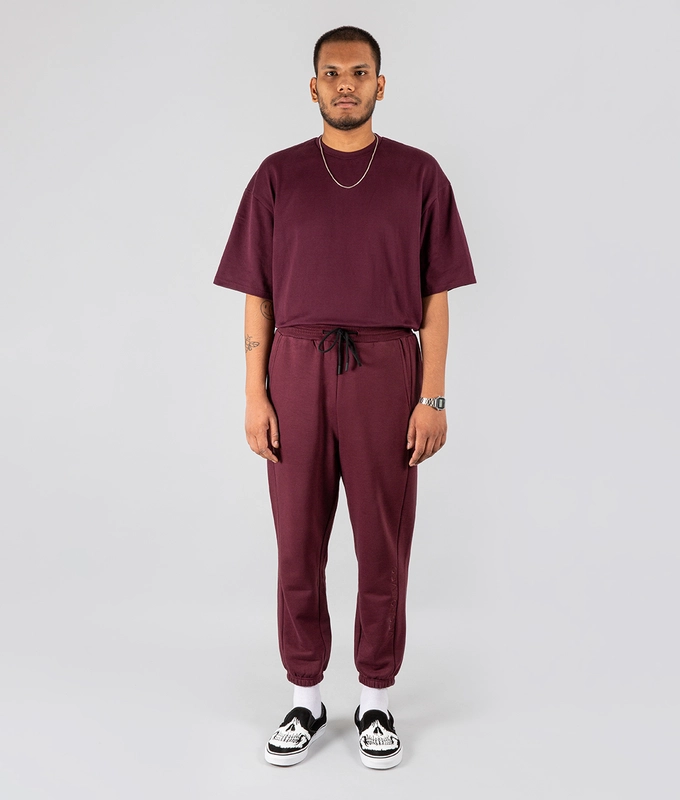 VegNonVeg Essential Joggers 'WINE'