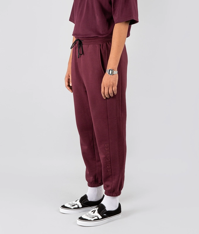 VegNonVeg Essential Joggers 'WINE'