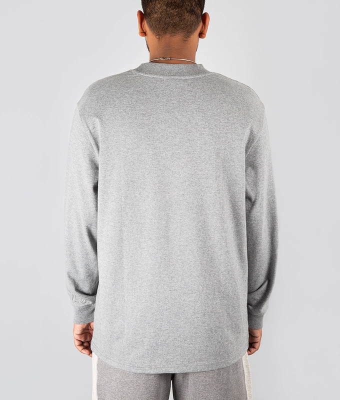 VegNonVeg Essential LS Tee 'GREY'