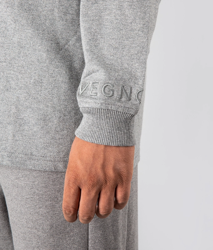 VegNonVeg Essential LS Tee 'GREY'