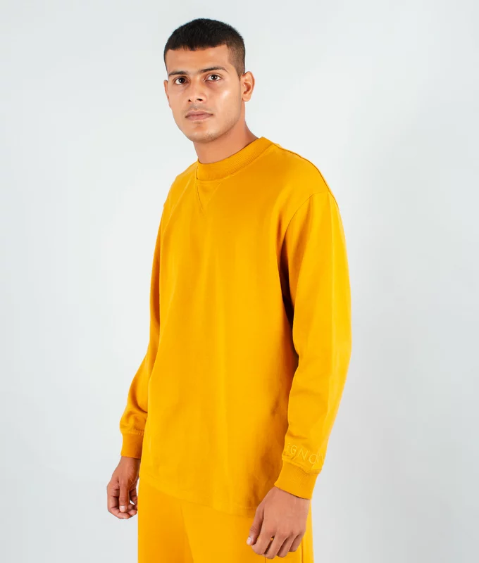 VegNonVeg Essential LS Tee 'MUSTARD'