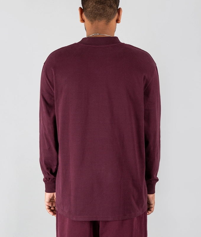 VegNonVeg Essential LS Tee 'WINE'