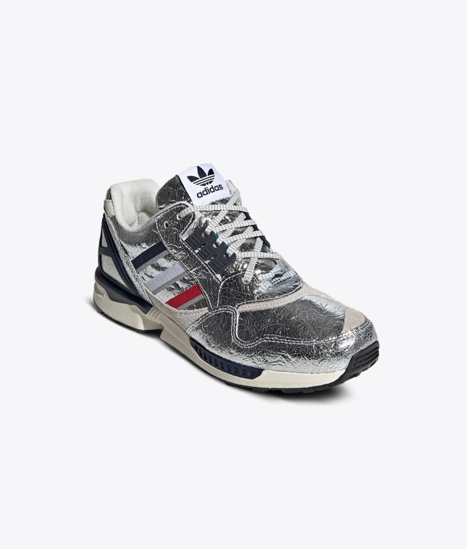 ZX 9000 CONCEPTS BOSTON MARATHON SILVER METALLIC / SCARLET / COLLEGIATE NAVY