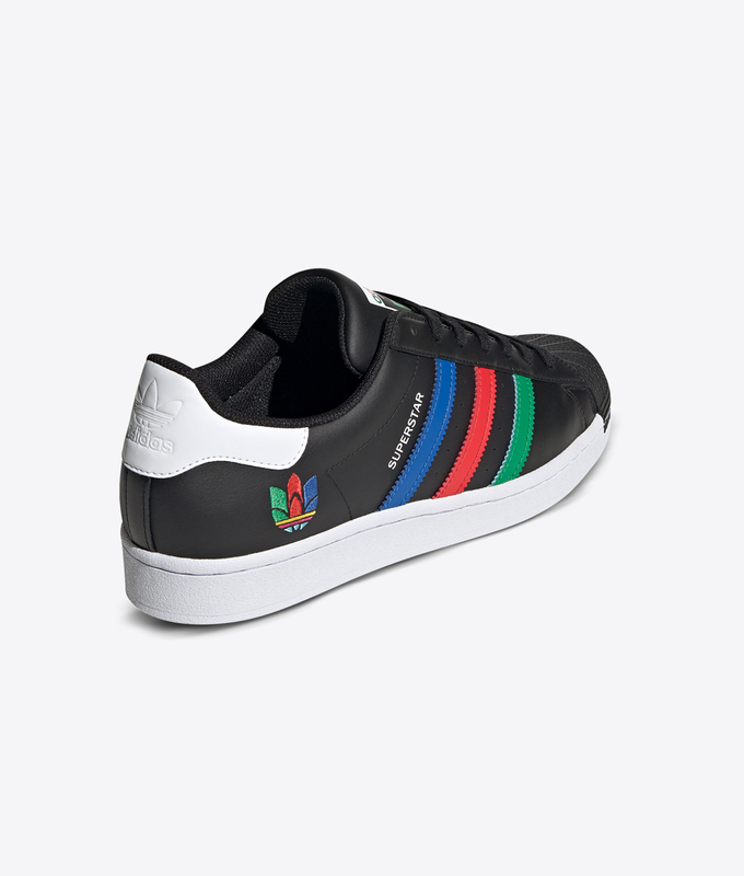 SUPERSTAR 'CBLACK/GREEN/FTWWHT'